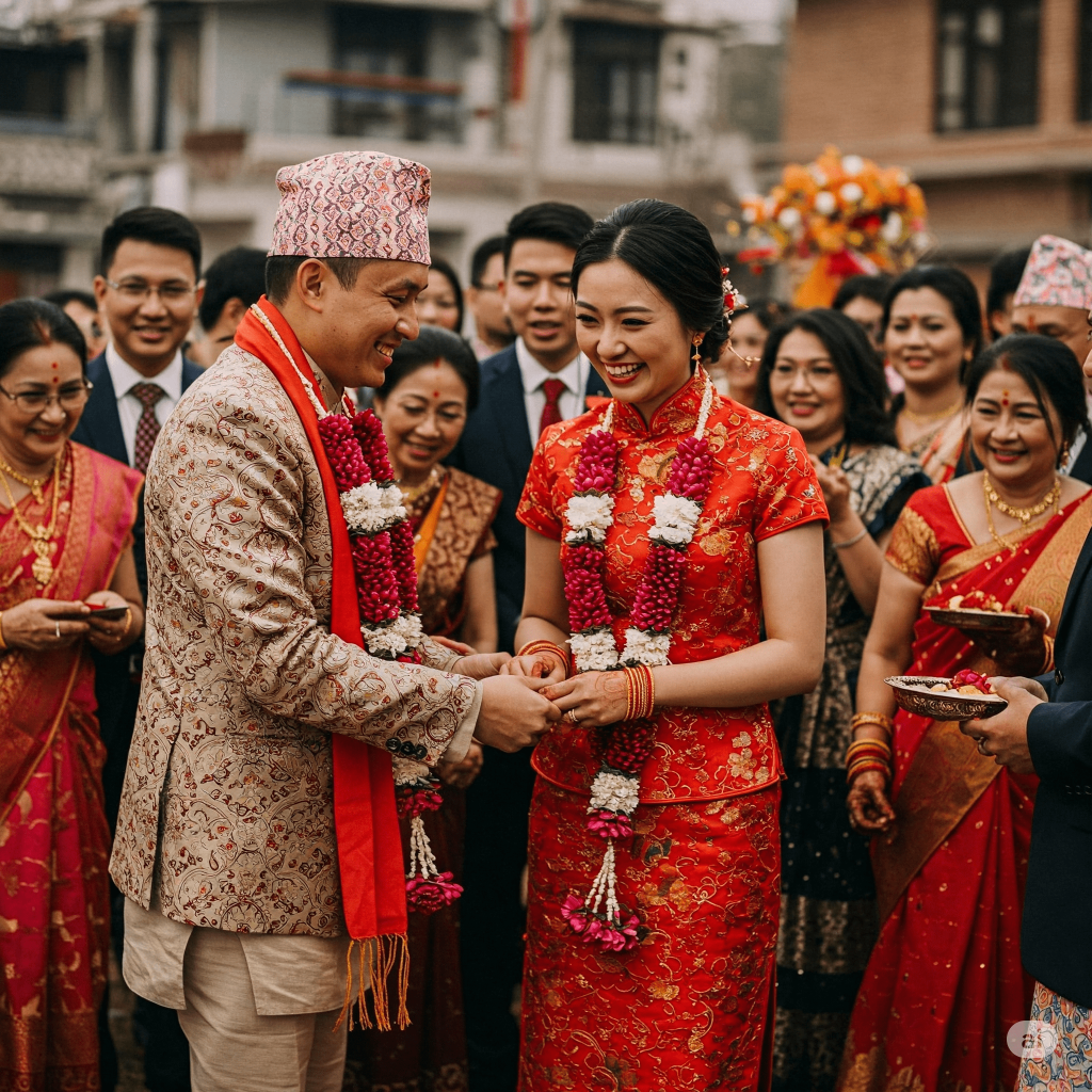 Chineese and Nepali Citizen court marriage