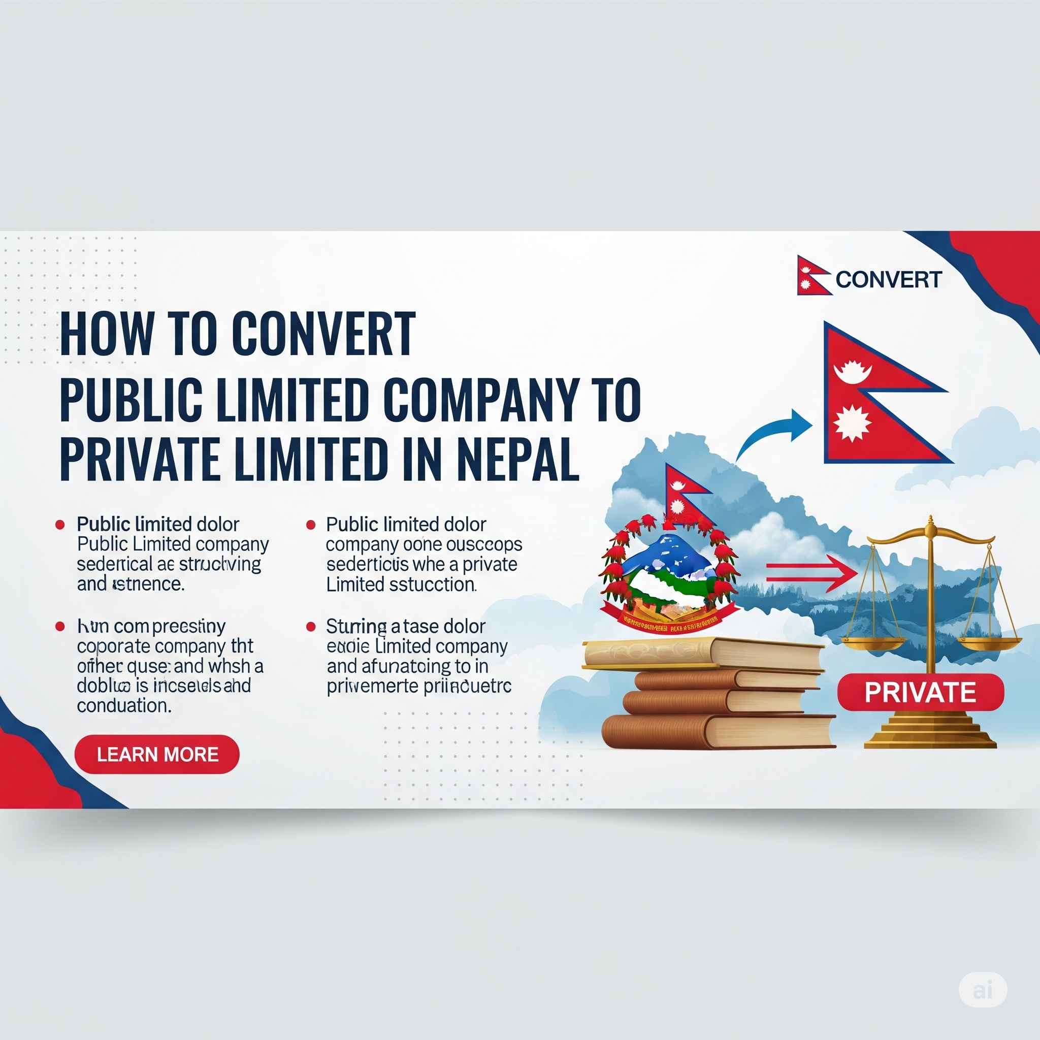 How to Convert Public Limited Company to Private Limited Nepal