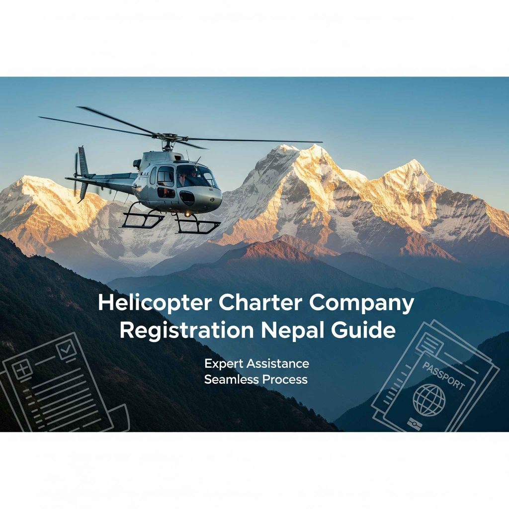 Helicopter charter company registration Nepal