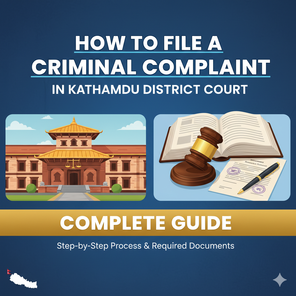How to File a Criminal Complaint in Kathmandu District Court